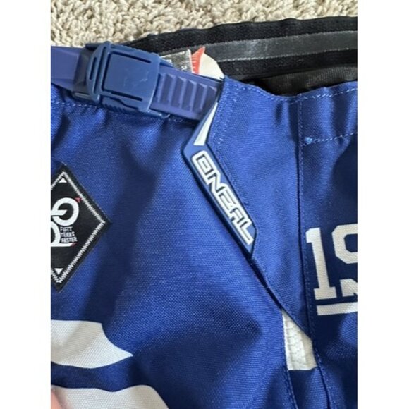 O'NEAL Element Red White Blue War Hawk 1970 Racing Motocross Pant Youth 8-10 - Picture 5 of 12
